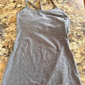 lululemon athletica Grey Razor  Tank
